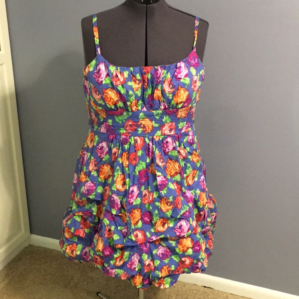 DressBarn Aline Bright Floral Dress